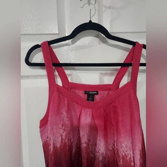 Lane Bryant Pink and Purple Ombre Tank Top Dress with Pockets in Size 18 - Picture 3 of 8